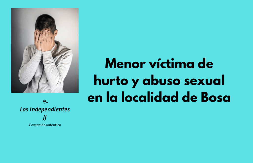Menor víctima de hurto y abuso sexual en la localidad de Bosa