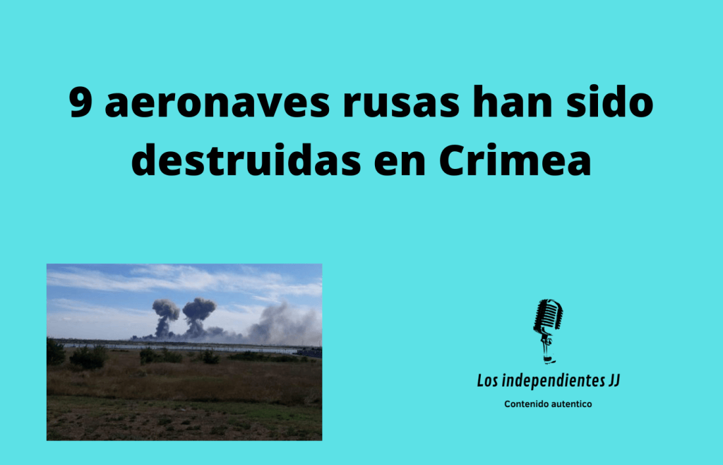 9 aeronaves rusas han sido destruidas en&nbsp;Crimea