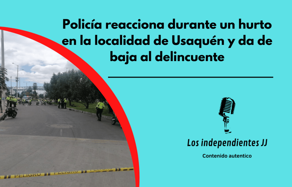 Policía reacciona durante un hurto en la localidad de Usaquén y da de baja al delincuente