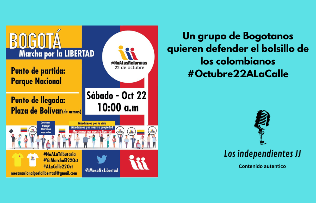 Un grupo de Bogotanos quieren defender el bolsillo de los colombianos #Octubre22ALaCalle