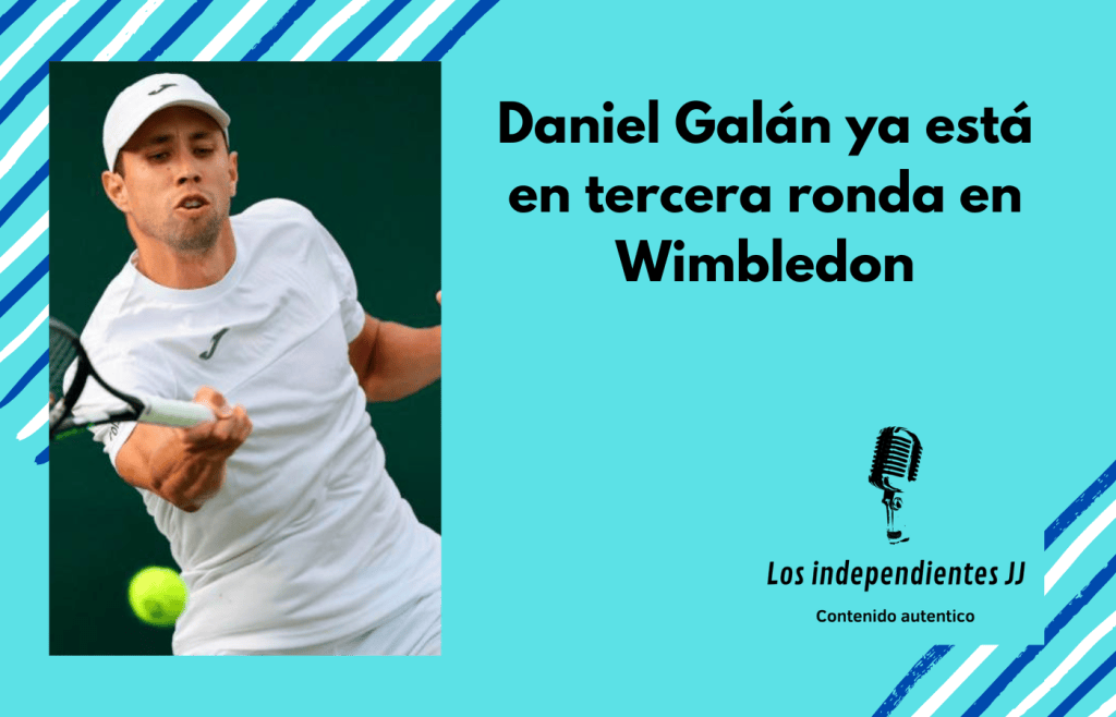 Daniel Galán ya está en tercera ronda en Wimbledon