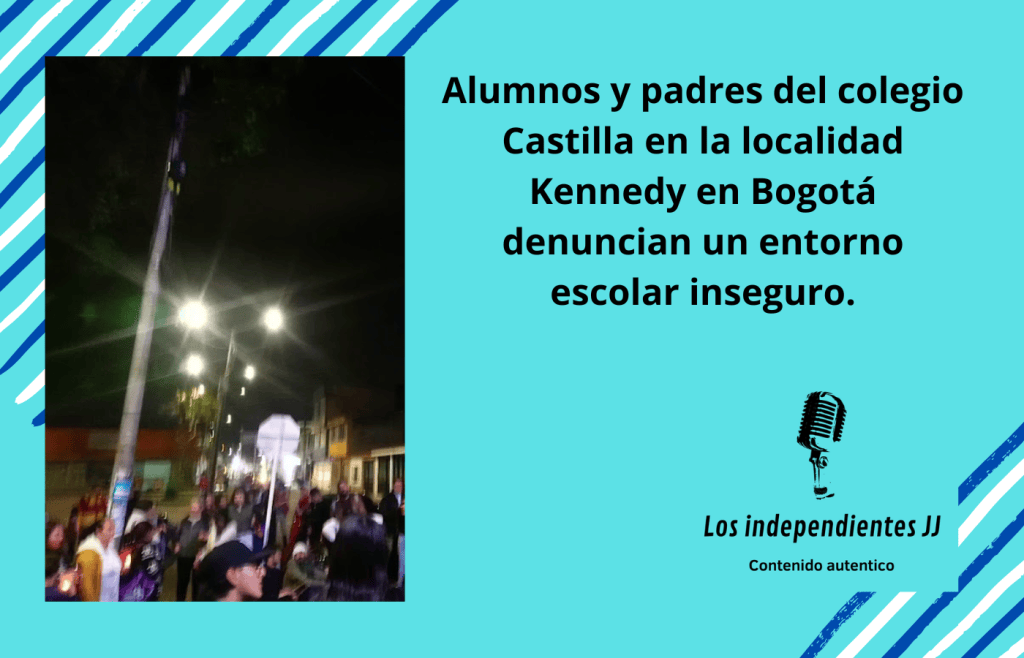 Alumnos y padres del colegio Castilla en la localidad Kennedy en Bogotá denuncian un entorno escolar&nbsp;inseguro.