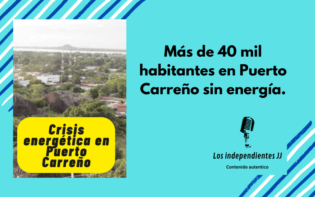 Más de 40 mil habitantes en Puerto Carreño sin energía.