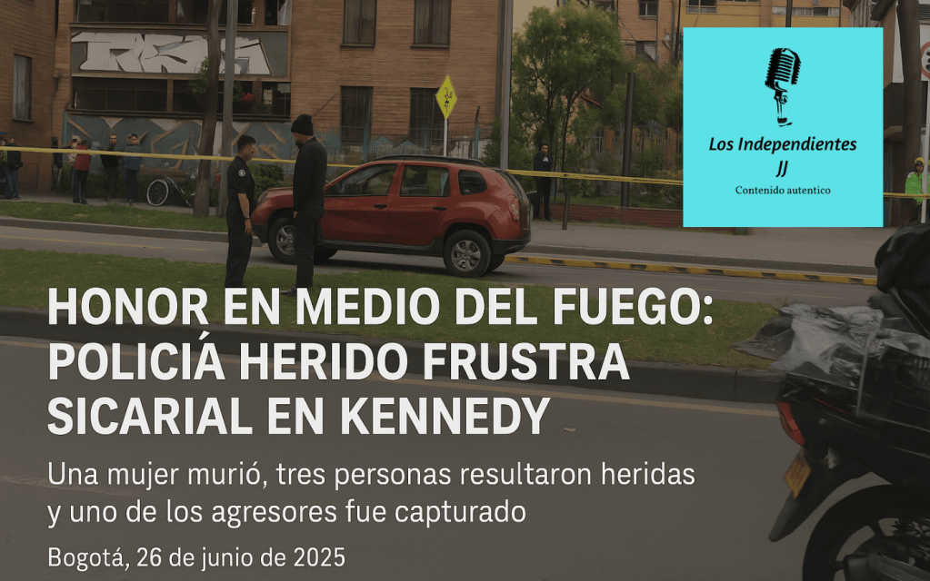 Honor en medio del fuego: policía herido frustra atentado sicarial en Kennedy