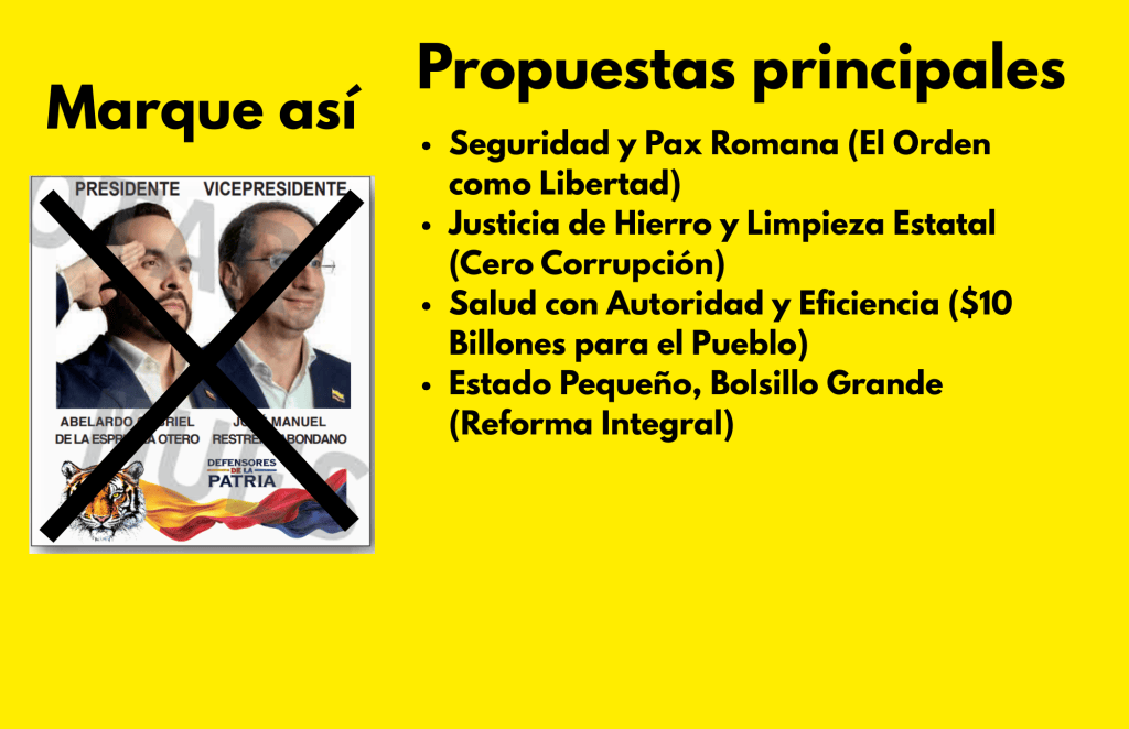Seguridad, justicia y Estado pequeño: las 4 propuestas centrales de Abelardo De La&nbsp;Espriella