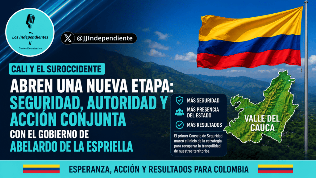 Cali y el Suroccidente abren una nueva etapa: seguridad, autoridad y acción conjunta con el Gobierno de Abelardo De La&nbsp;Espriella